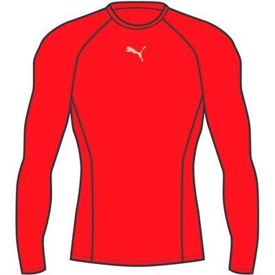 Puma Liga Baselayer Tee LS Größe L Rot