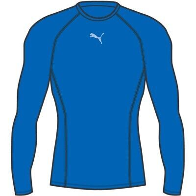 Puma Liga Baselayer Tee LS Größe M Blau