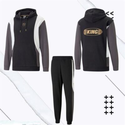 Puma King Kollektion Set schwarz/grau L schwarz/grau XXXL