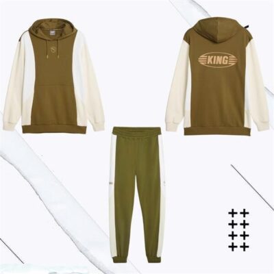 Puma King Kollektion Set Olive drab-aplpine snow L Olive drab-aplpine snow XXXL