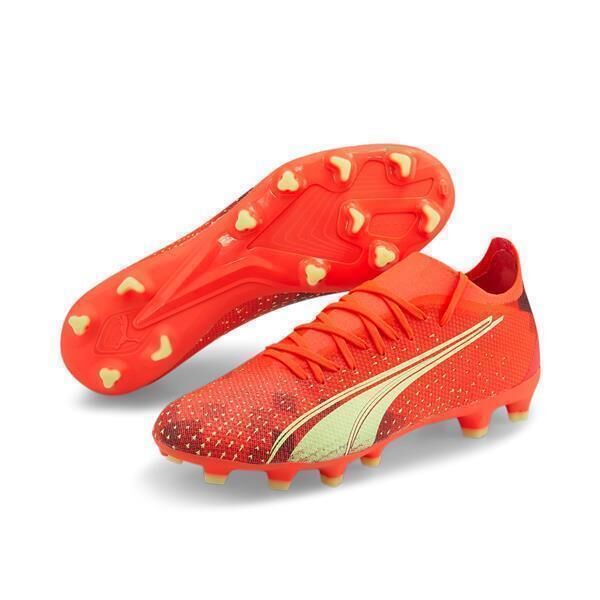 Puma Ultra Match FG/AG Fussballschuhe Herren fiery coral-fizzylight-puma black 46