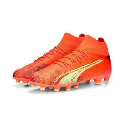 Puma Ultra Pro FG/AG Fussballschuhe Herren coral-fizzy light-black 46,5