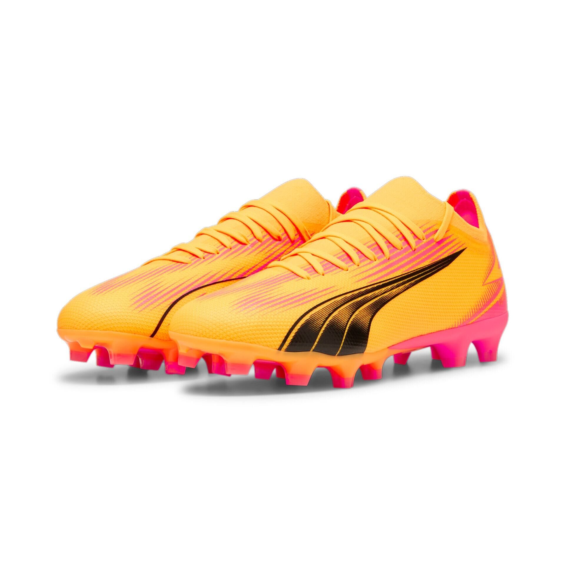 Puma Ultra Match FG/AG Fussballschuhe sun stream-puma black-sunset glow 40