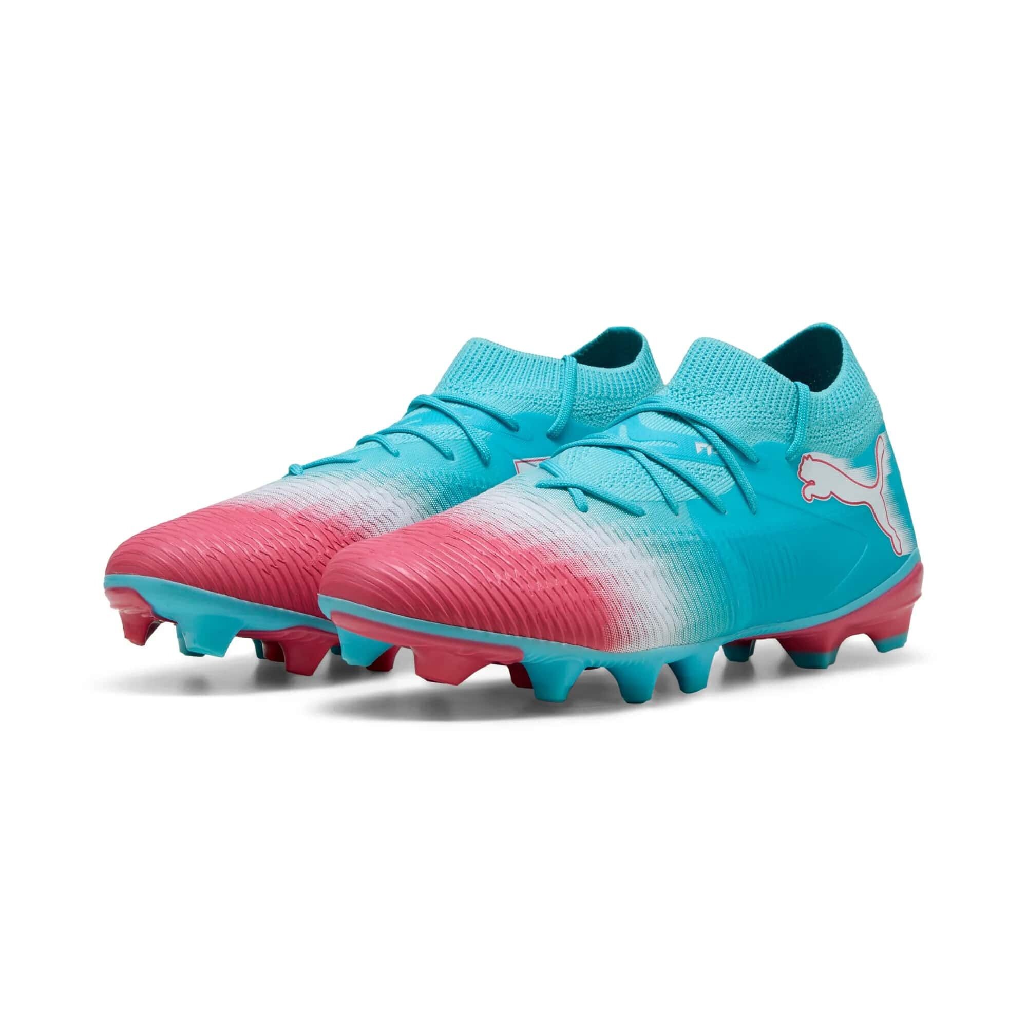 Puma Future 8 Match Re-Charge FG/AG Sondermodell hero blue-puma white-sunset pink 41