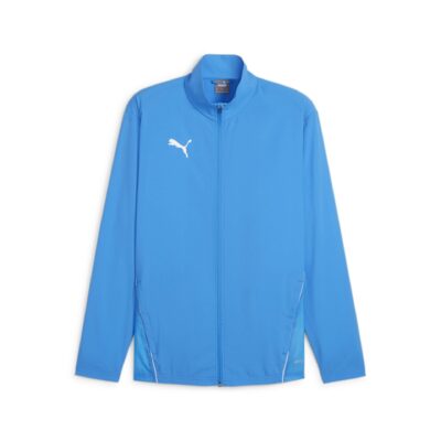 Puma  teamGoal Sideline Jacket electric blue lemonade-puma white L
