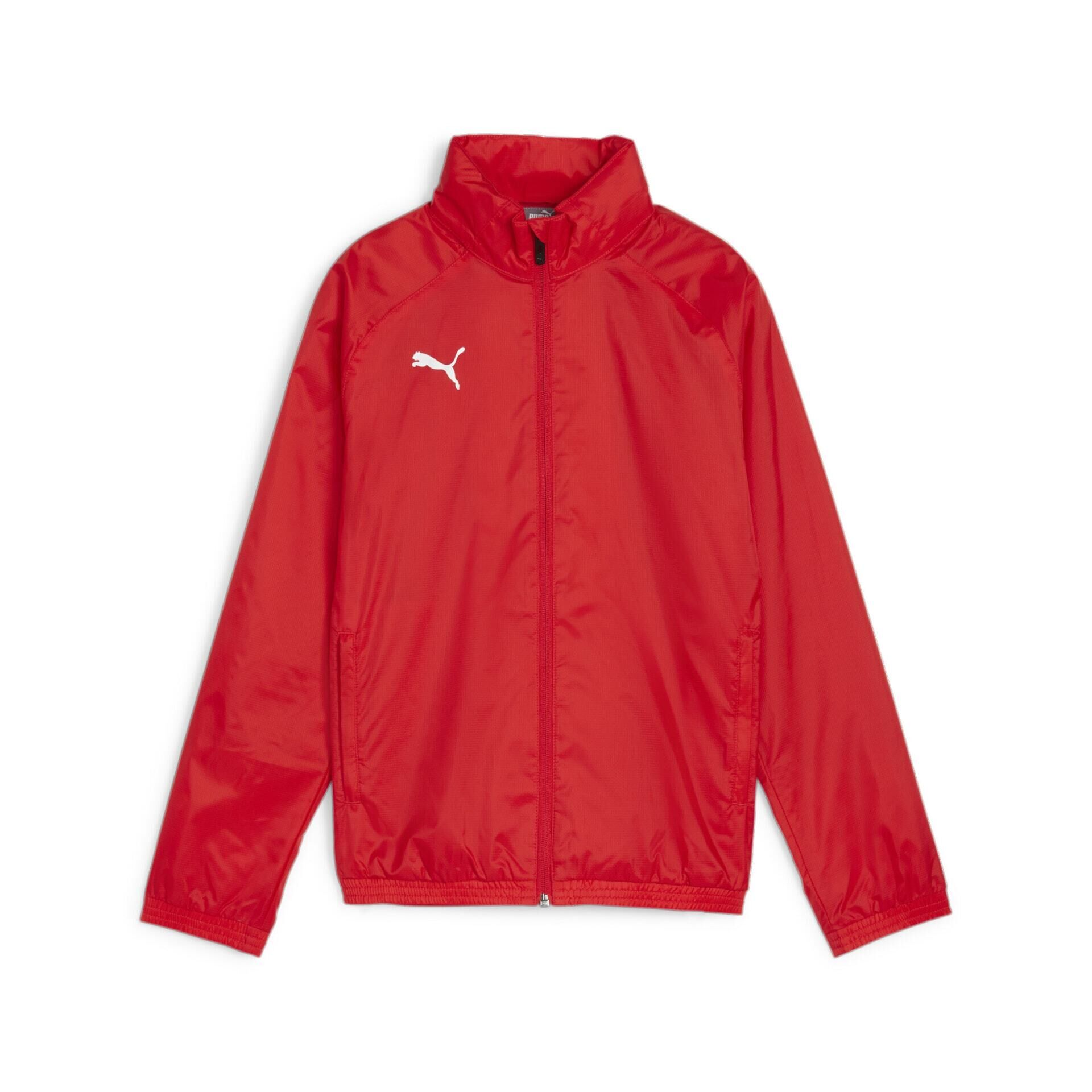 Puma team Goal Allweather Jacket Kinder puma red-puma white 140