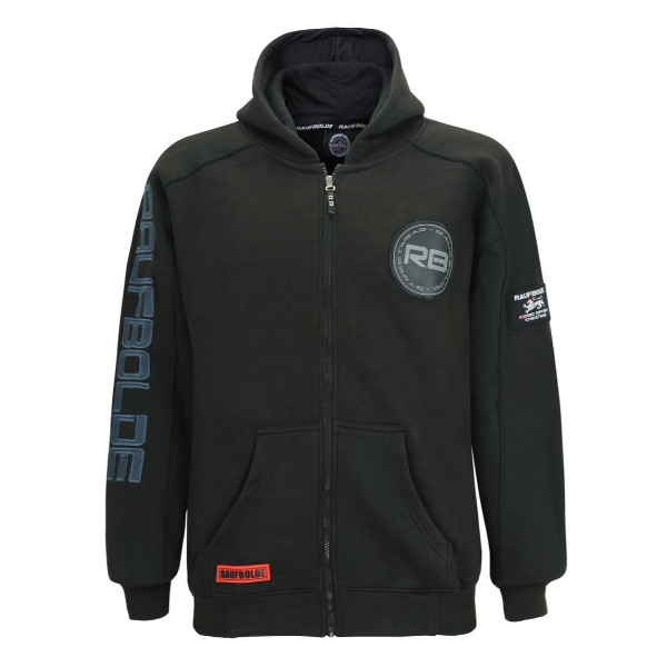 Raufbolde, Kapuzenjacke PRO, schwarz 2XL