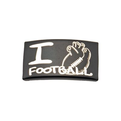 Rookie Goat Gravurplatte "I Love Football" für Football Armband - Herz rechts