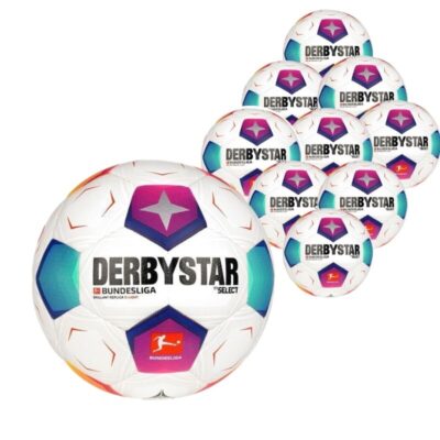 10er Ballpaket Derbystar Bundesliga Brillant Replica s-light v23 weiß/bunt 5