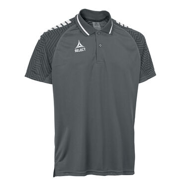 Select Monaco Polo-Shirt v24 grau weiss S