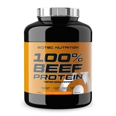 Scitec Nutrition 100% Beef Protein 1800g Karamell Banane