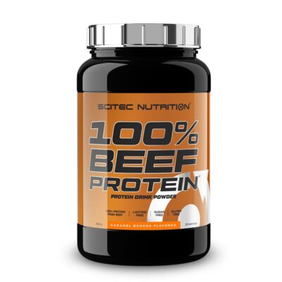 Scitec Nutrition 100% Beef Protein 900g Karamell Banane