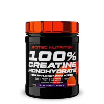 Scitec Nutrition 100% Creatin Monohydrat 300g Blaue Traube