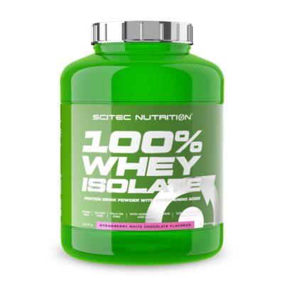 Scitec Nutrition 100% Whey Isolate 1816g Erdbeer wei?e Schokolade