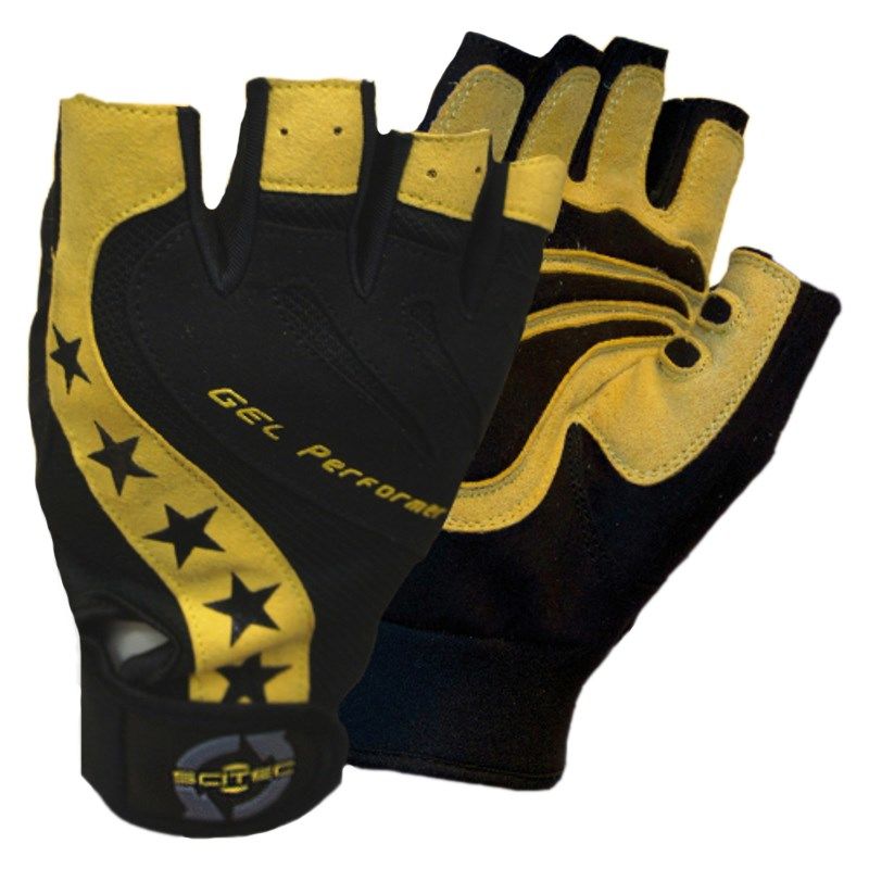 Scitec Nutrition Handschuhe Power Style Gelb S