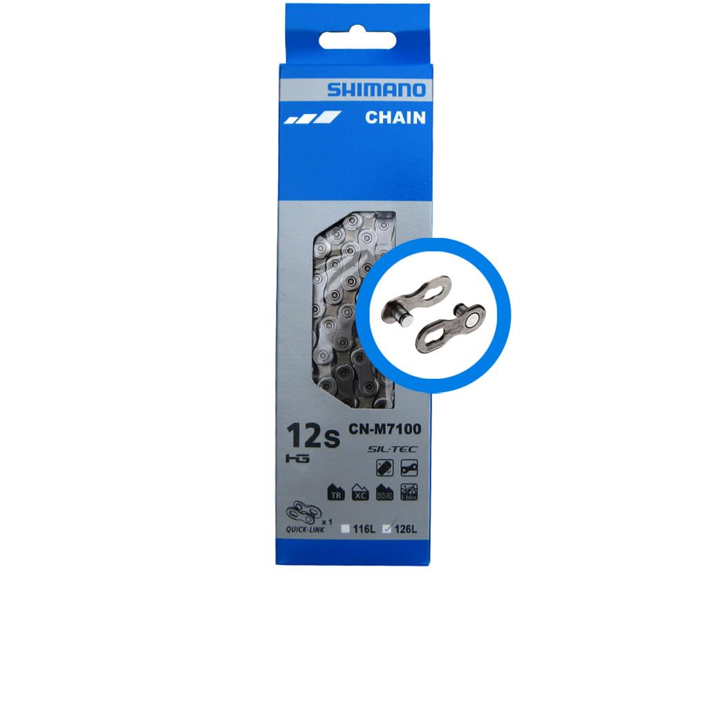 Shimano 12s Kette M7100Q 126-Glieder