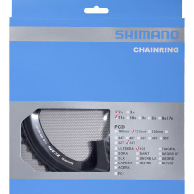 SHIMANO Kettenblatt 105 FC-5800 53 Zähne Schwarz
