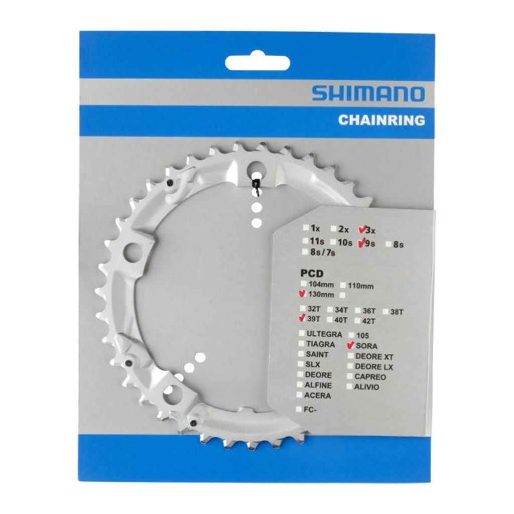 Shimano Kettenblatt 39-Zähne Silber FC-3403