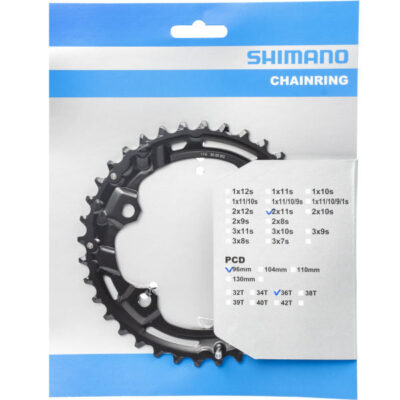 SHIMANO Kettenblatt DEORE FC-M5100 36 Zähne