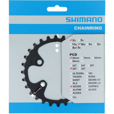 SHIMANO Kettenblatt DEORE FC-M6000-2 28 Zähne