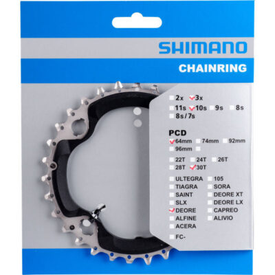SHIMANO Kettenblatt DEORE FC-M6000-3 30 Zähne