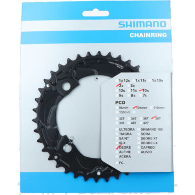 SHIMANO Kettenblatt DEORE FC-M617 38 Zähne