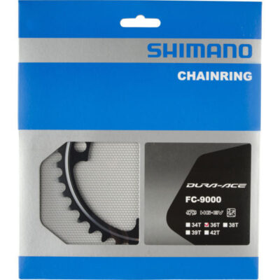 SHIMANO Kettenblatt DURA-ACE FC-9000 36 Zähne Schwarz
