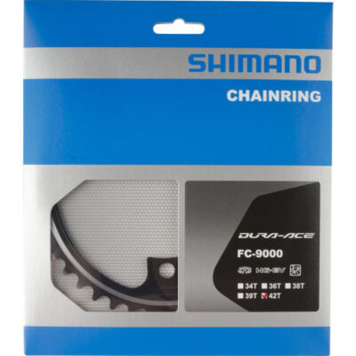 SHIMANO Kettenblatt DURA-ACE FC-9000 42 Zähne Schwarz