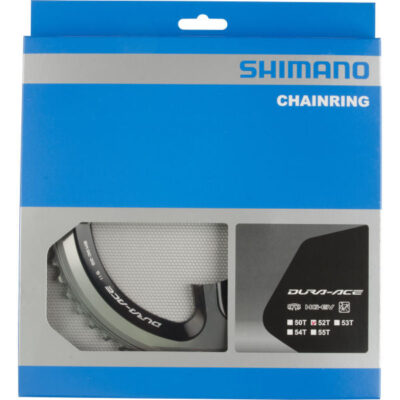SHIMANO Kettenblatt DURA-ACE FC-9000 52 Zähne Silber/Schwarz