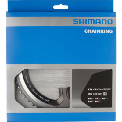 SHIMANO Kettenblatt DURA-ACE FC-9000 52 Zähne Silber/Schwarz
