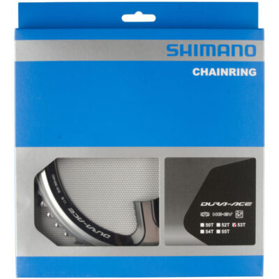 SHIMANO Kettenblatt DURA-ACE FC-9000 53 Zähne Silber/Schwarz
