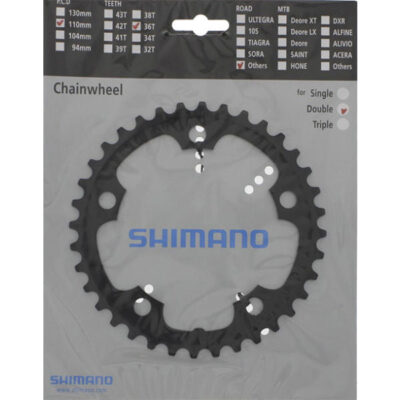 SHIMANO Kettenblatt FC-CX50 36 Zähne Schwarz