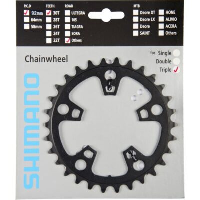 SHIMANO Kettenblatt FC-R563 30 Zähne Schwarz