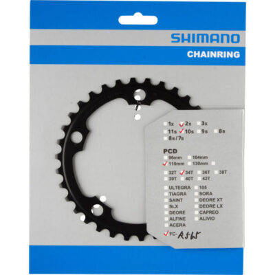 SHIMANO Kettenblatt FC-R565 34 Zähne Schwarz