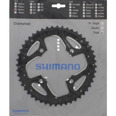 SHIMANO Kettenblatt FC-T551 48 Zähne (AL) für KSR