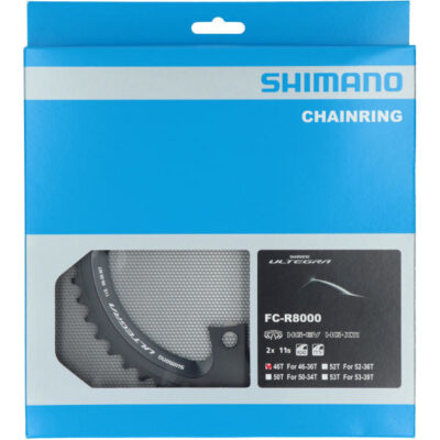 SHIMANO Kettenblatt ULTEGRA FC-R8000 46 Zähne Schwarz