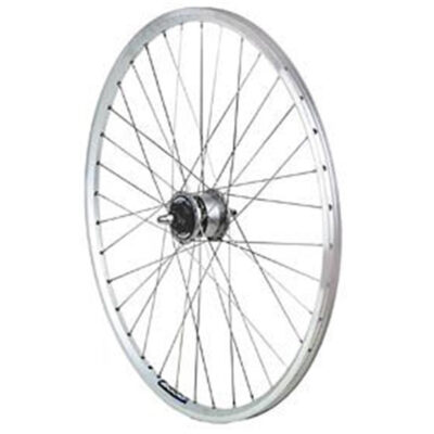 Shimano Laufrad Vo. 28  Nabendyn. Silb