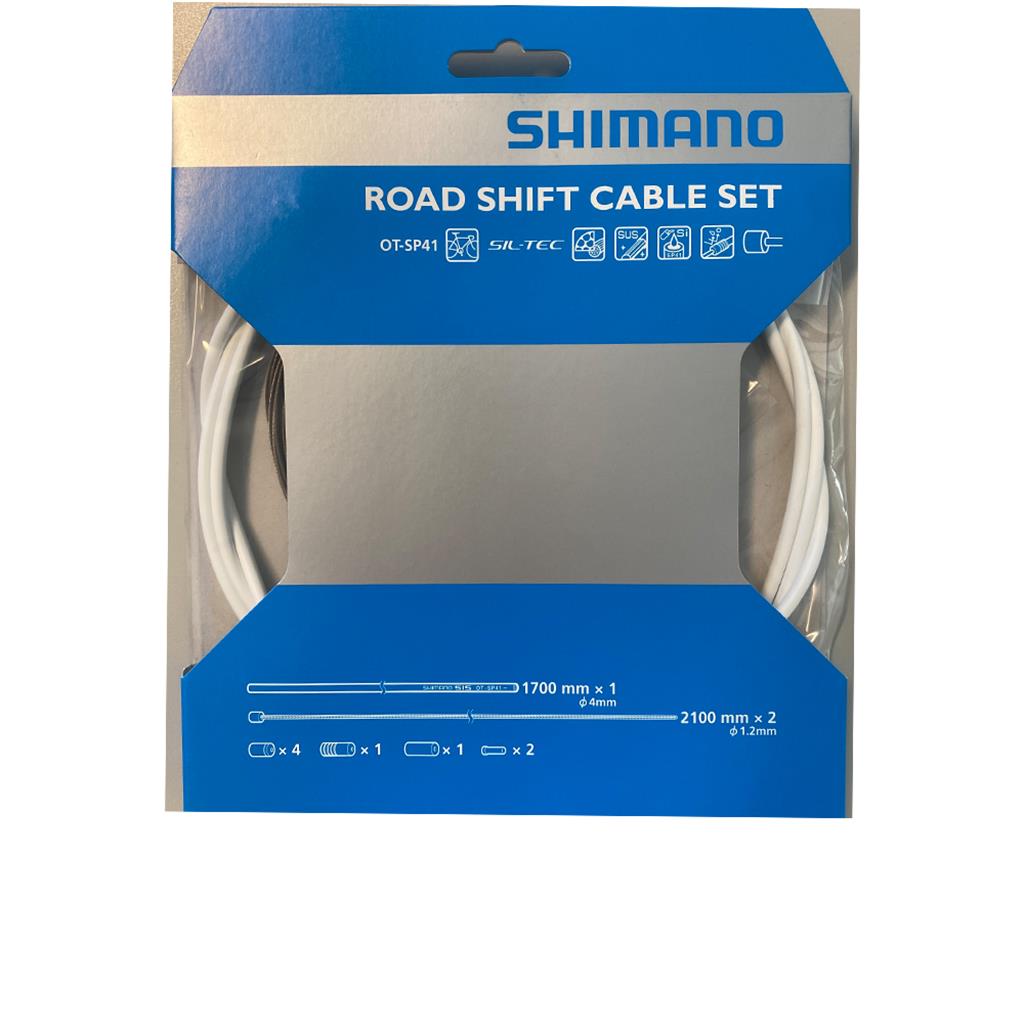 Shimano OT-SP41 Schaltzugset Road PTFE weiß