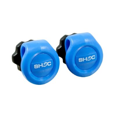SHOC Viper Football Visor Clips, Visor Befestigungsset - blau