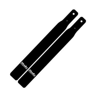 SHRUUMZ Standard Flags, zwei Flaggen, Flagfootball - Schwarz