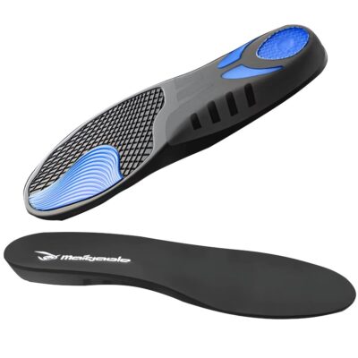 Stoßdämpfende Sporteinlagen für Footballschuhe - schwarz 43-44 EU