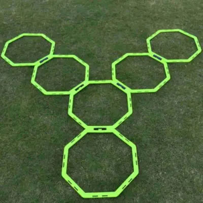 Lynxsport GmbH 12er Set - Achteckige Koordinationsringe (Oktogon)