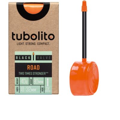 tubolito Tubo Road 700C 18-622 -> 32-622 SV Ventil 80 mm schwarz