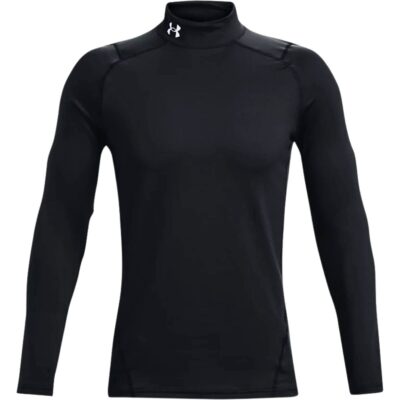 Under Armour ColdGear® Armour Mock Fitted Longsleeve - schwarz Gr.M