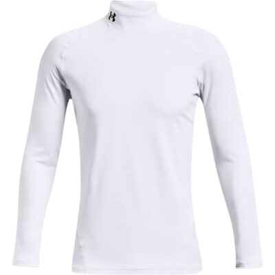 Under Armour ColdGear® Armour Mock Fitted Longsleeve - weiß Gr.XL