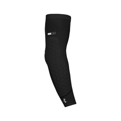 Under Armour Gameday Armour Pro Padded Forearm/Elbow Sleeve mit McDavid HEX-Pad - schwarz links M