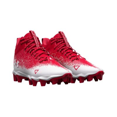 Under Armour Spotlight Franchise RM 2.0 All Terrain Footballschuhe - rot-weiß Gr. 9 US
