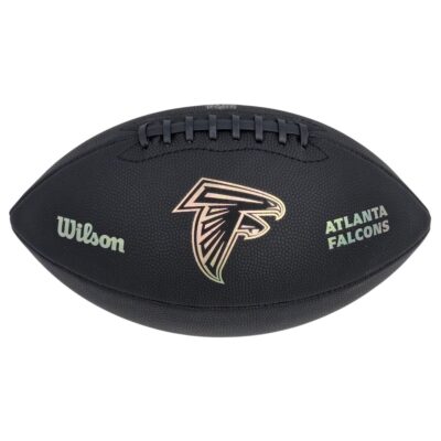 Wilson NFL Atlanta Falcons Metallic Premiere Football Offizielle Größe 9 - schwarz