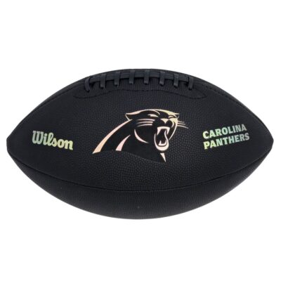 Wilson NFL Carolina Panthers Metallic Premiere Football Offizielle Größe 9 - schwarz