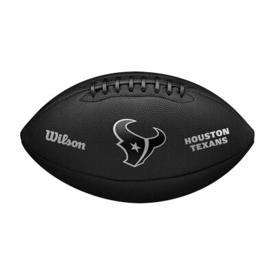Wilson NFL Houston Texans Metallic Premiere Football Offizielle Größe 9 - schwarz